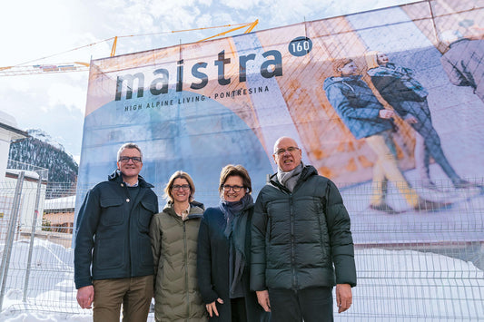 Direktion für das neue Hotel Maistra160 in Pontresina steht