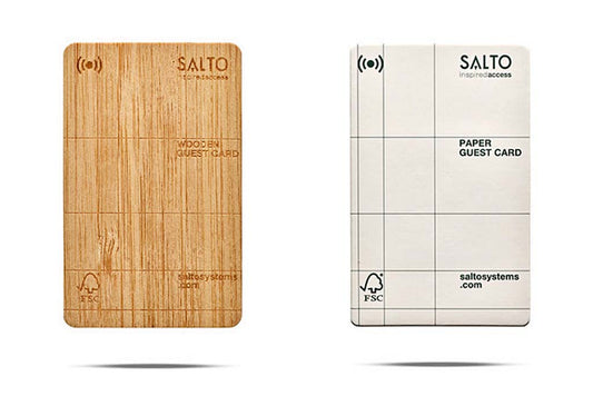 Salto Systems: Holz sei Dank: Plastik-Gästekarten verschwinden