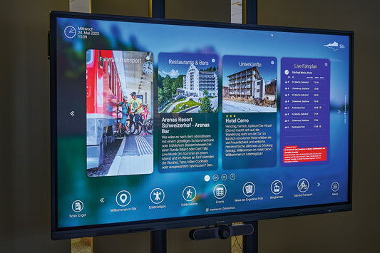 Digitales Infosystem im Hotel: Die smarte Schweizer Lösung