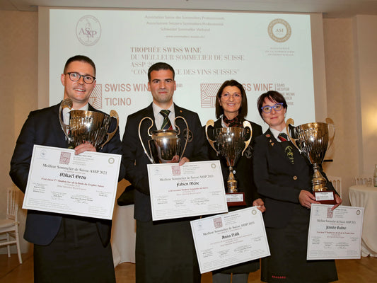 Fabien Mene gewinnt die «Trophée Swiss Wine»