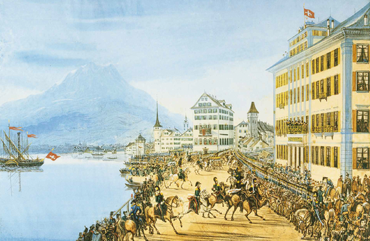 Wiege der modernen Eidgenossenschaft stand im Grand Hotel  Schweizerhof in Luzern