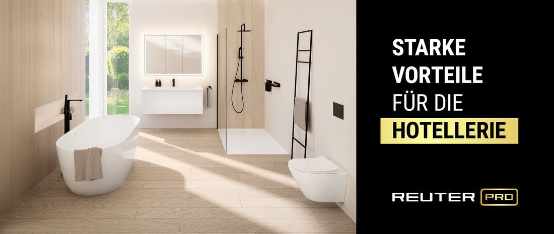 REUTER – einer der führenden Onlinehändler für Bäder und Leuchten – präsentiert mit REUTER PRO ein neues Angebot für Geschäftskunden.