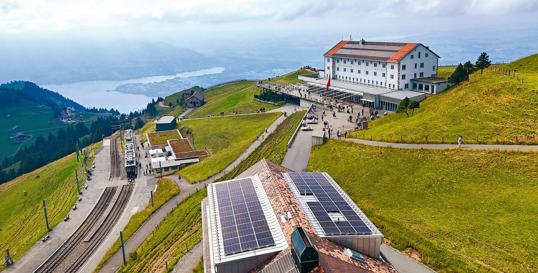 Rigi Kulm-Hotel:  100 Prozent Strom aus  Sonne und Wasser