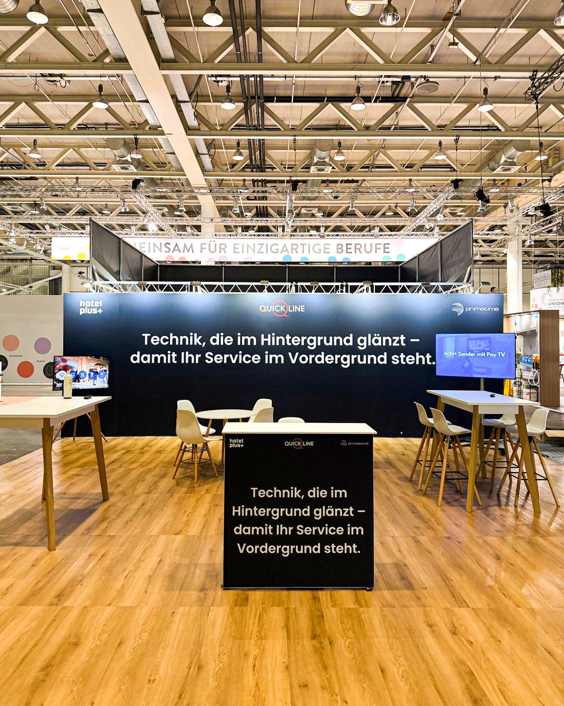 Gemeinsam stärker: Hotelplus, Primetime und Quickline an der Igeho 2025